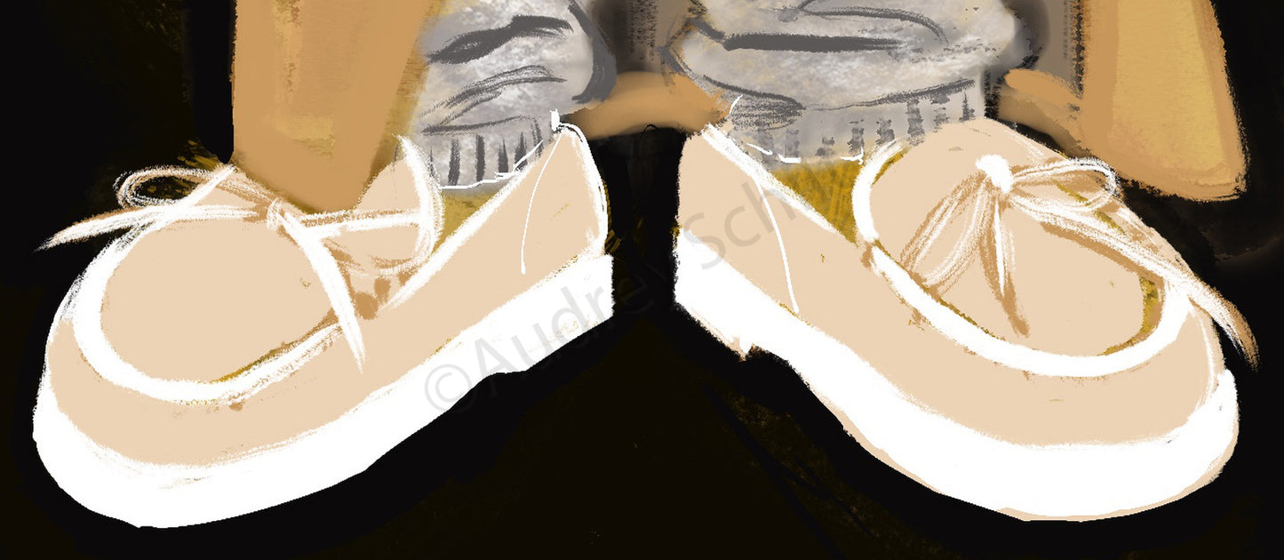 Camel Coat Bear with Hoodie — Limited Edition Archival Pigment Print (50)