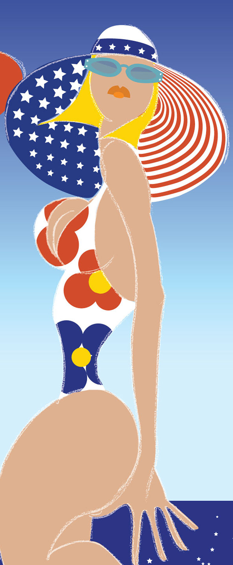 Beach Babes (Independence) — Limited Edition Archival Pigment Print (60)