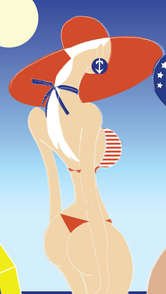 Beach Babes (Independence) — Limited Edition Archival Pigment Print (60)