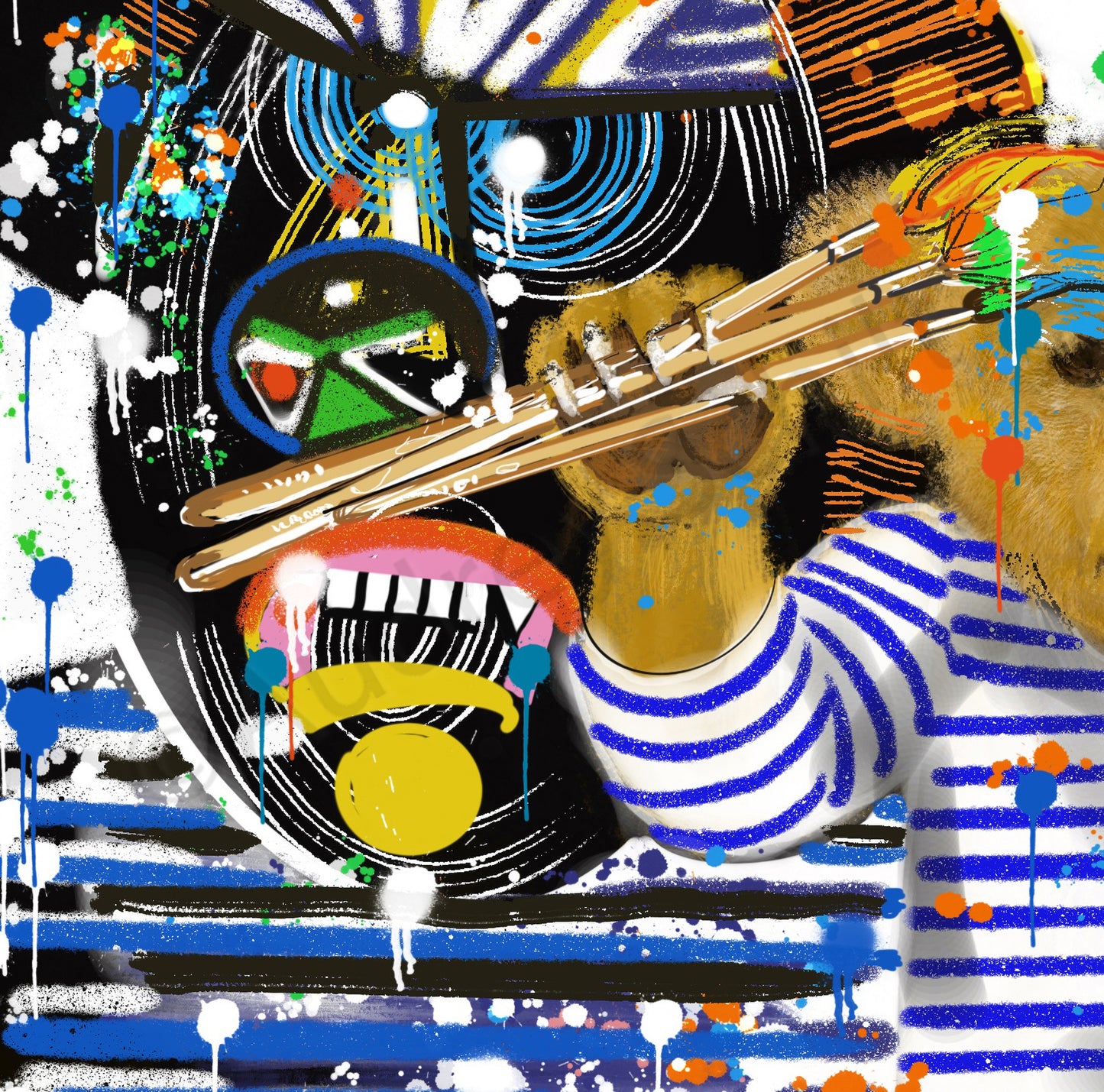 Picasso Bear — Limited Edition Archival Pigment Print (50)