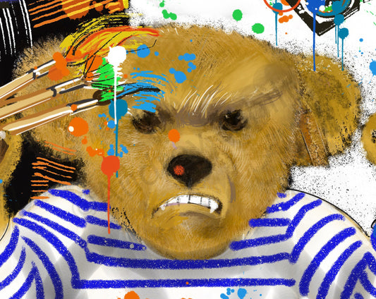 Picasso Bear — Limited Edition Archival Pigment Print (50)