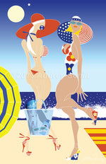Load image into Gallery viewer, &quot;Beach Babes (Independence)&quot;
