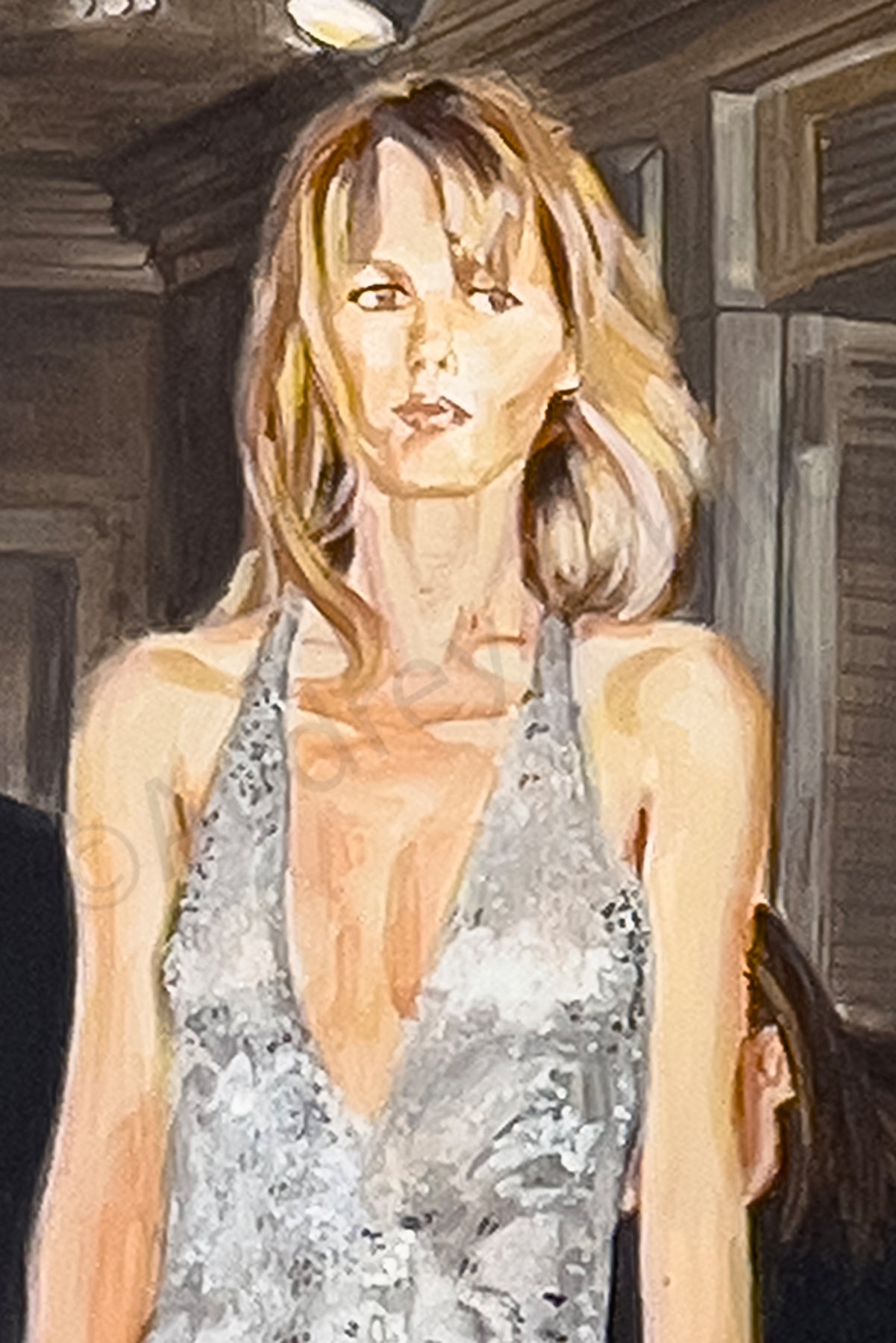 Behind the Scenes at Ralph Lauren: Fitting the Gown - Claudia Schiffer
