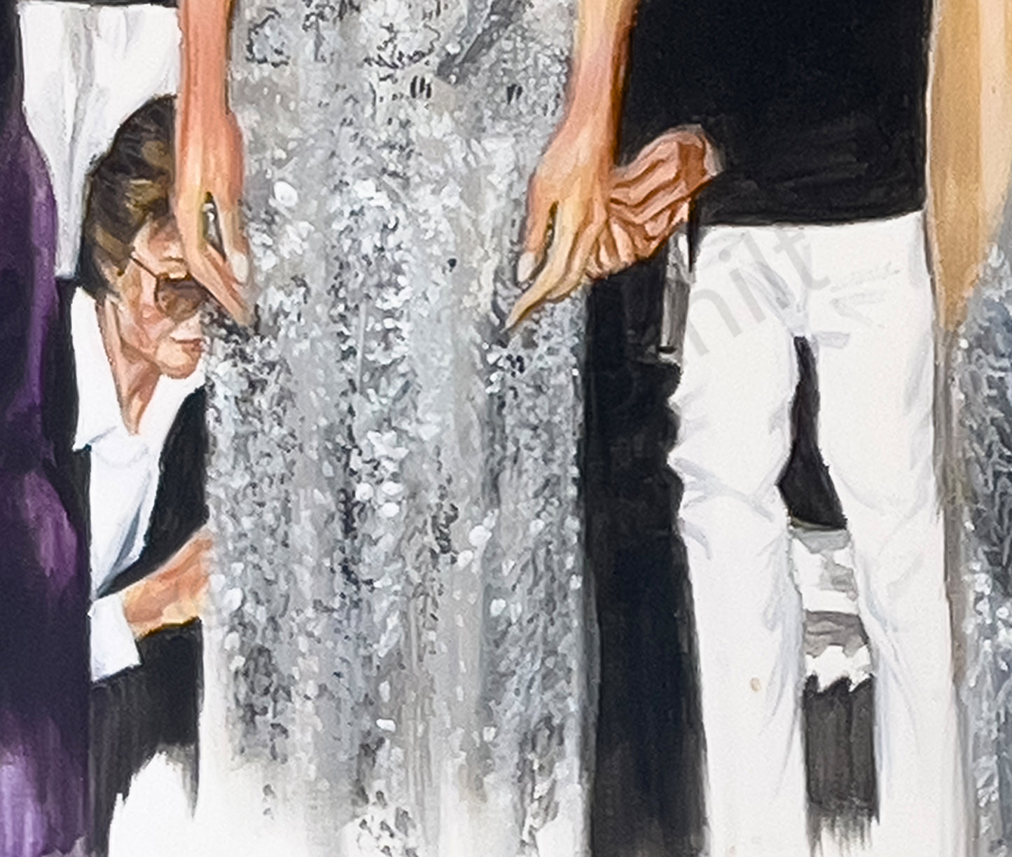 Behind the Scenes at Ralph Lauren: Fitting the Gown - Claudia Schiffer