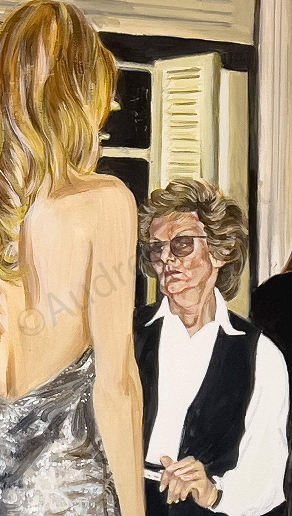 Behind the Scenes at Ralph Lauren: Fitting the Gown - Claudia Schiffer
