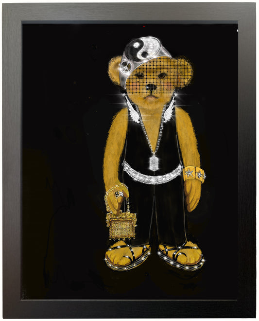 Framed Display — No. 1/50 — Miss Bling Bear