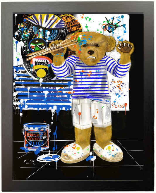Framed Display — No. 1/50 — Picasso Bear