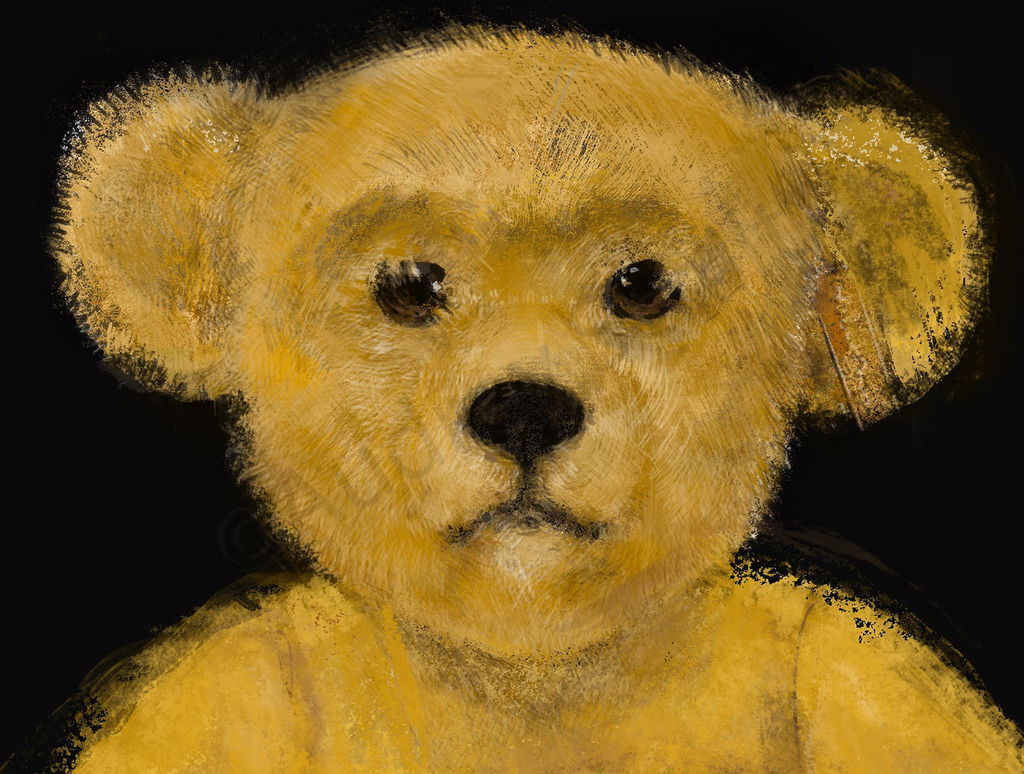 Hand Heart Hermes Bear — Giclée Print