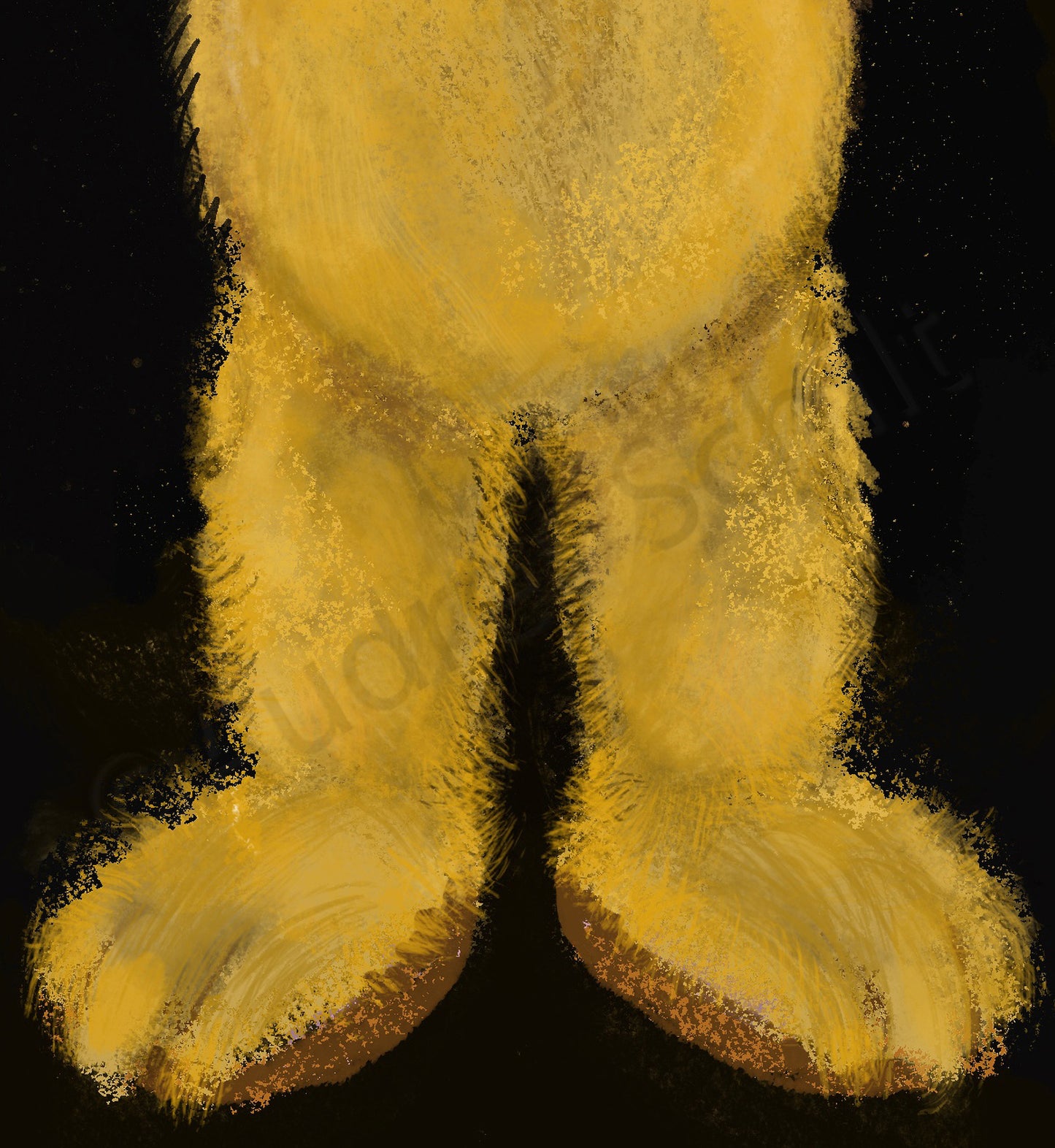 Hand Heart Hermes Bear — Giclée Print