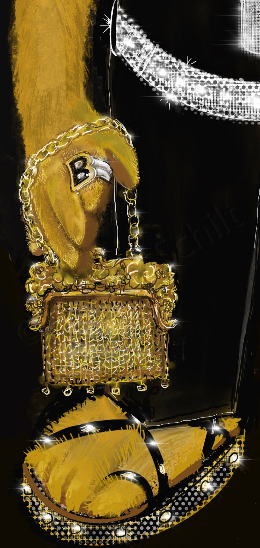 Miss Bling Bear — Giclée Print