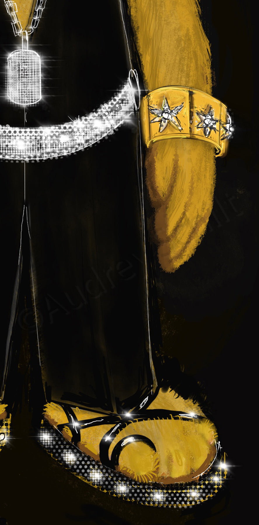Miss Bling Bear — Giclée Print