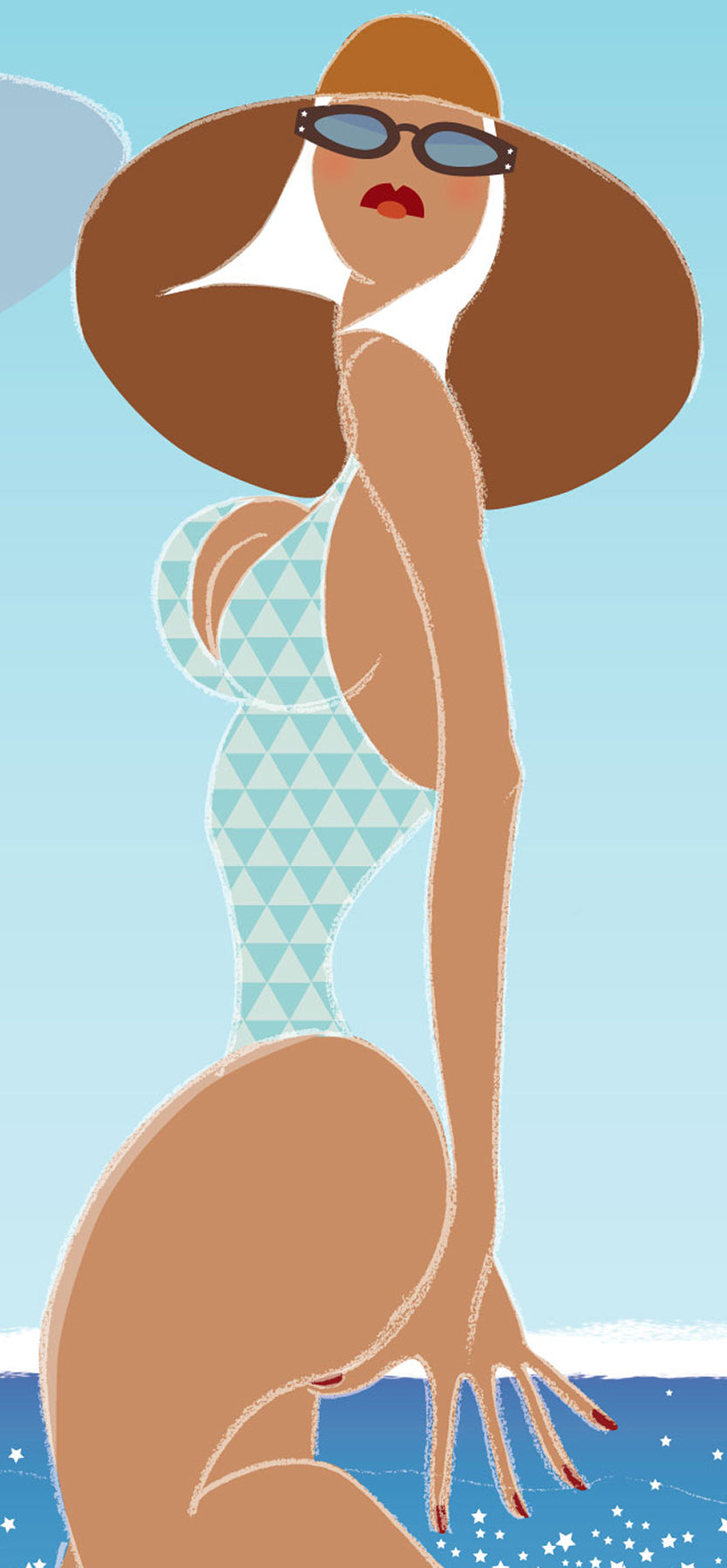 Beach Babes II — Limited Edition Archival Pigment Print (60)
