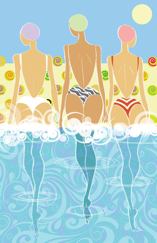 Bobbing Bathers — Limited Edition Archival Pigment Print (60)