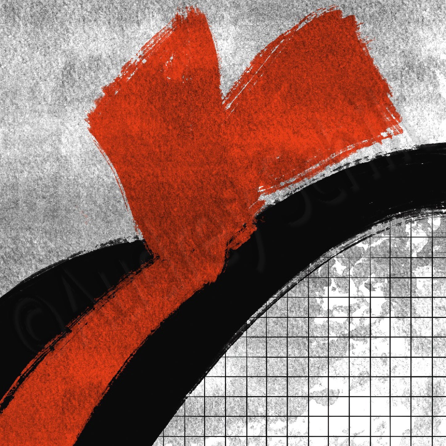 Red Bow on Black Hat — Giclée Print