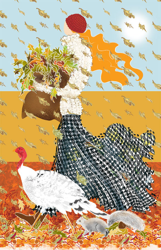 Turkey Trotting (TG Cover for "Dan's Papers" of Long Island, NY USA) — Limited Edition Archival Pigment Print (60)