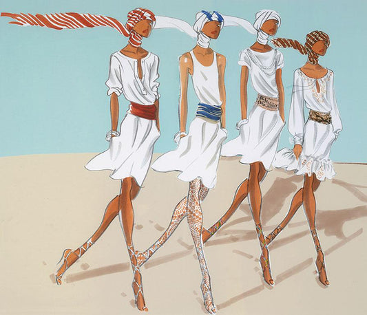 Limited edition archival pigment print by Audrey Schilt for "Ralph Lauren’s Lauren of Arabia" theme, 20×24 in, edition of 25