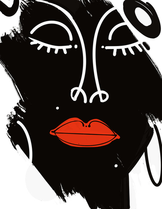 Josephine Meets Matisse - limited edition archival pigment print by Audrey Schilt