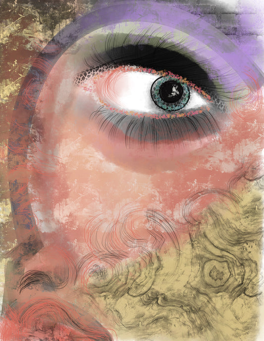 Oculus in Mauve and Sage