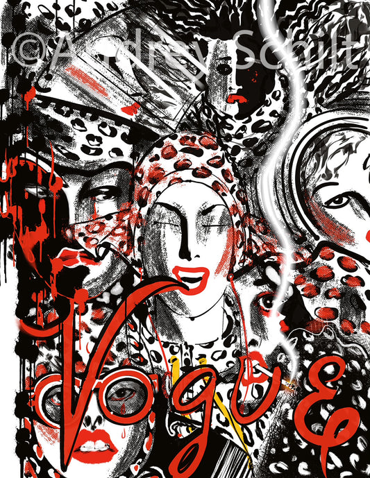 Fantasy Vogue Print