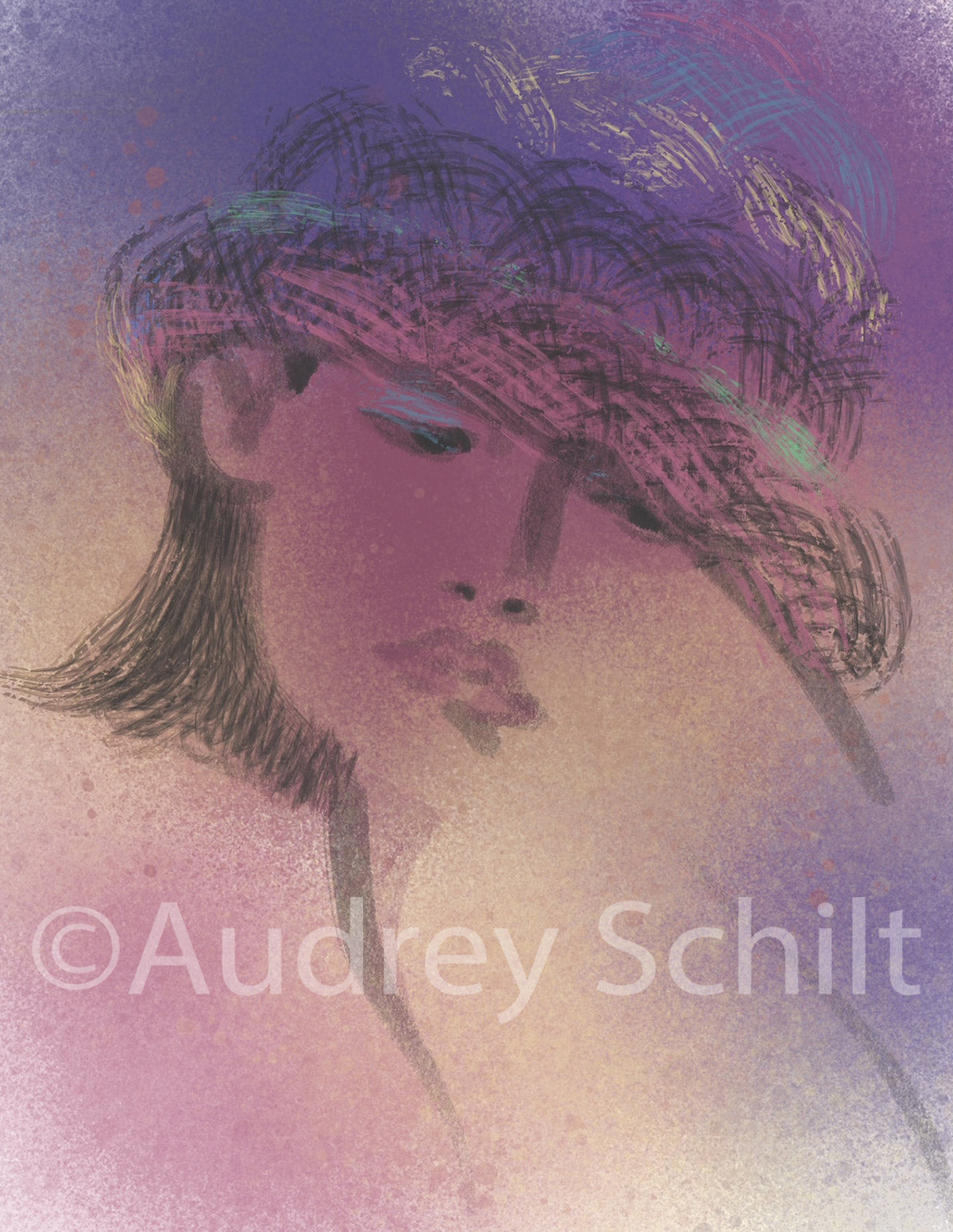 "Dreamy Straw Hat Face"