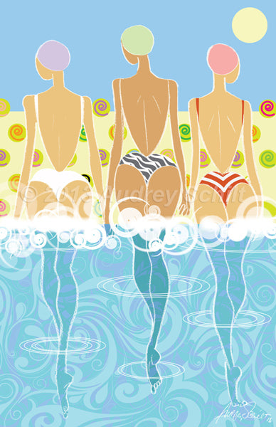 "Bobbing Bathers"