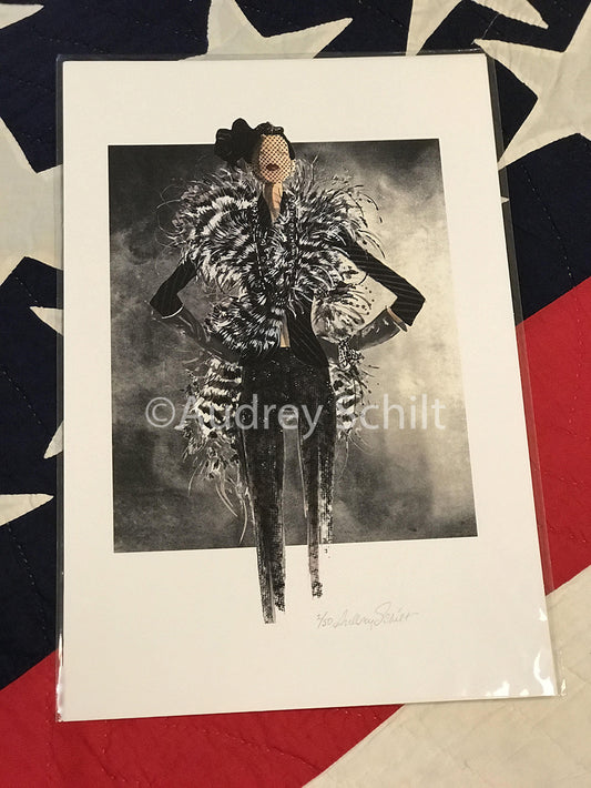 "Girl Feather Boa"